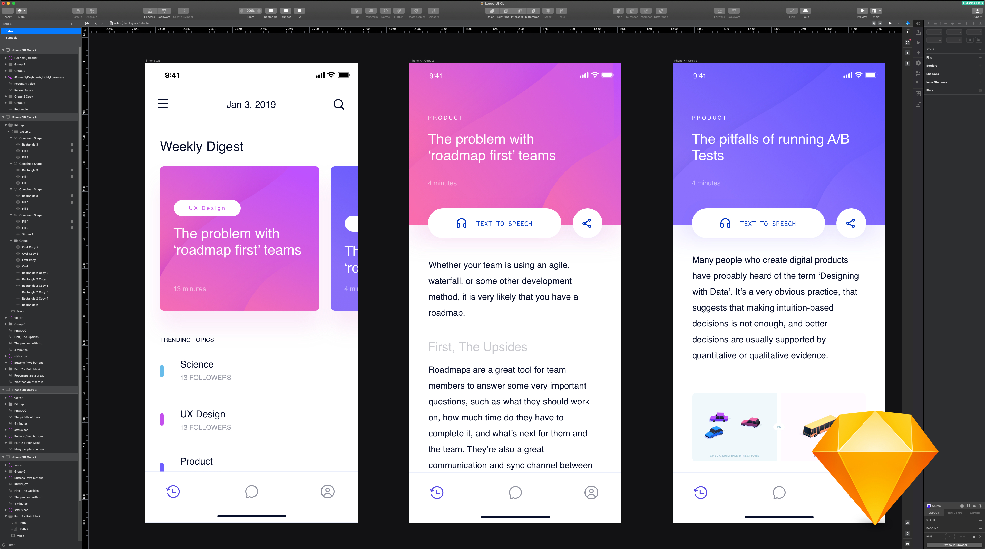 Anima Toolkit for Sketch Launch a website Design Responsively   by  Anima Apps medium blog  Design  Sketch  Medium