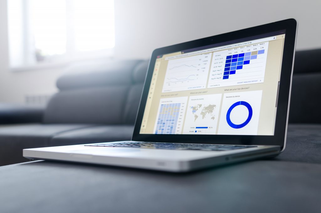 MacBook With Website Statistics | Photo Credit: Lukas Blazek