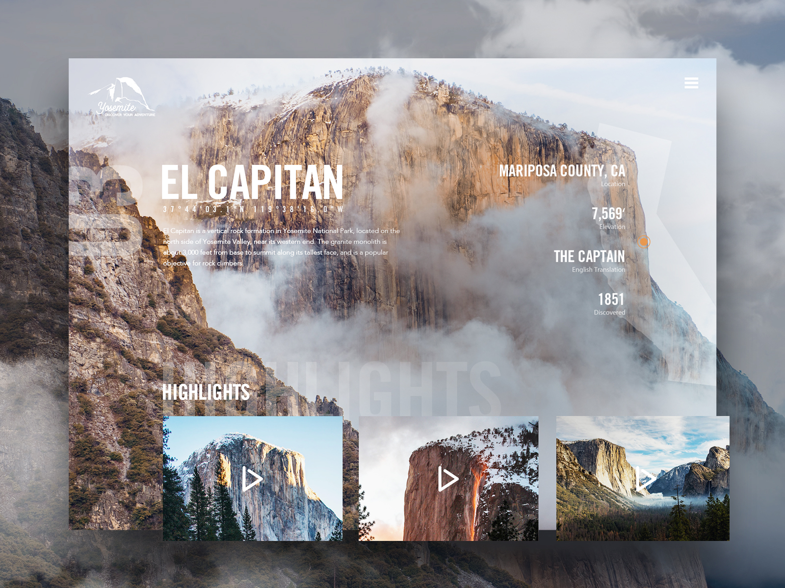 Black Flag Creative - Yosemite National Park El Capitan - Web Design Los Angeles