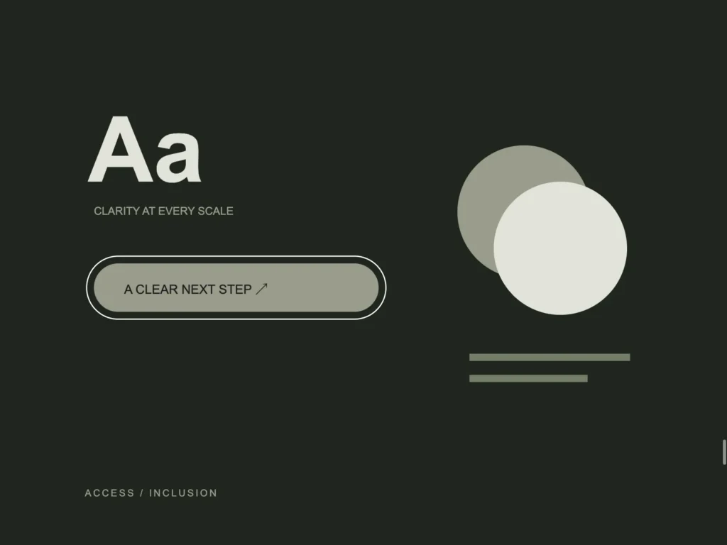 Accessible Web Design concept study